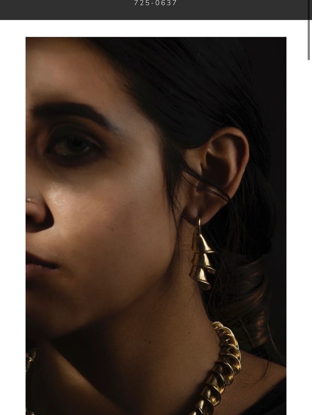 ARIANA BOUSSARD-REIFEL SHANKHA EARRINGS